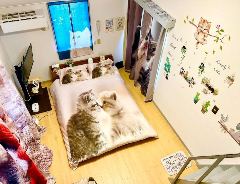 Tokyo Shibuya Shinjyuku Cat House ! Apartment Bagian luar foto
